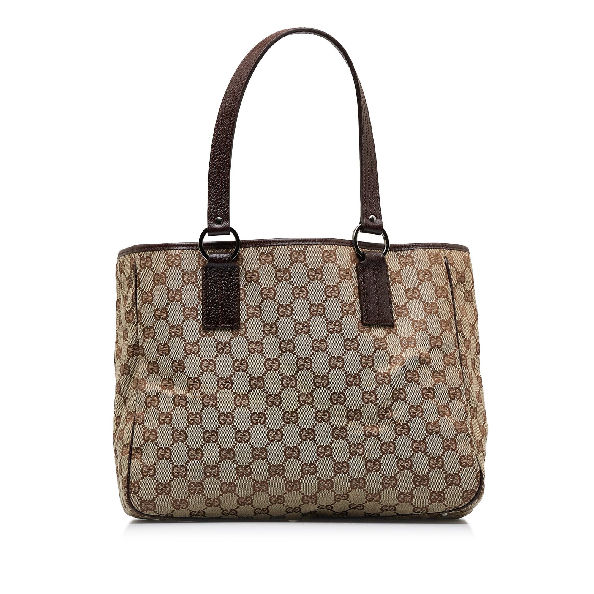 Gucci GG Canvas Tote (SHG-RviNOZ)