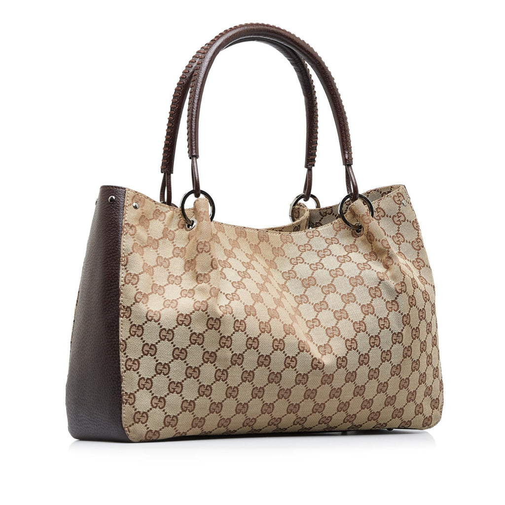 Gucci GG Canvas Tote (SHG-19tYgv)