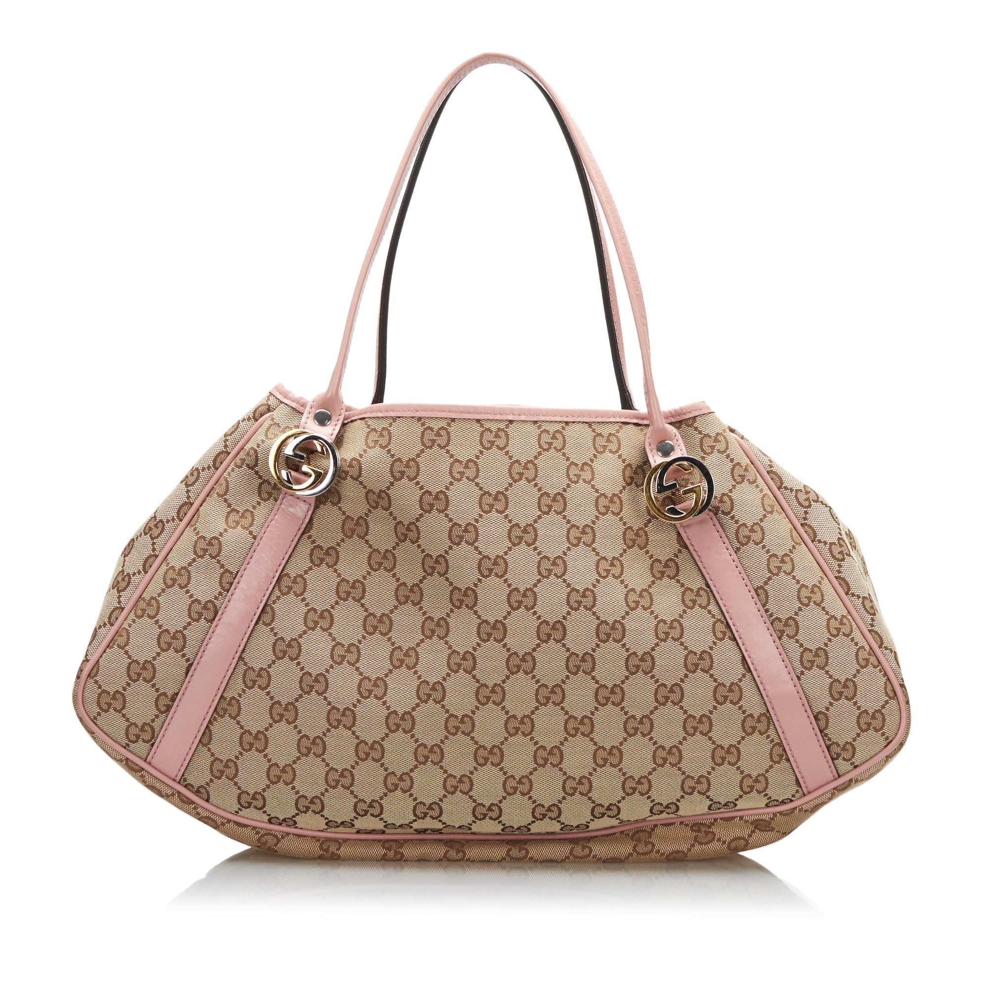 Gucci GG Canvas Twins Tote (SHG-fbSjno)