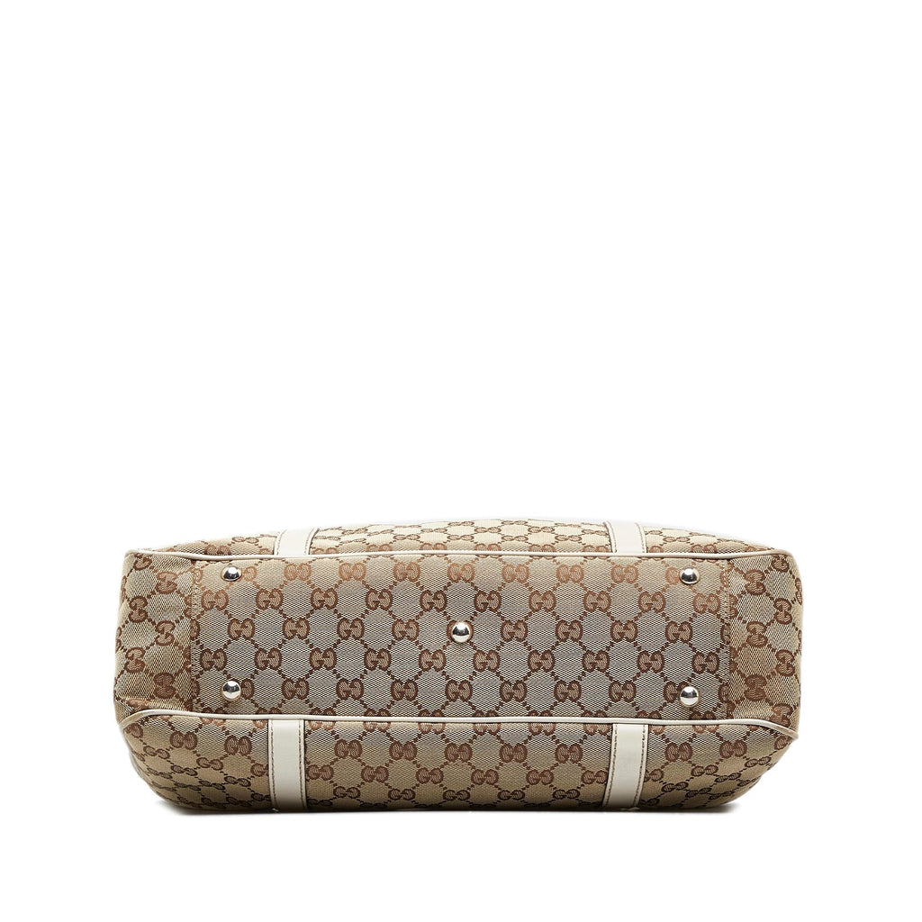 Gucci GG Canvas Twins Tote (SHG-aoHNja)