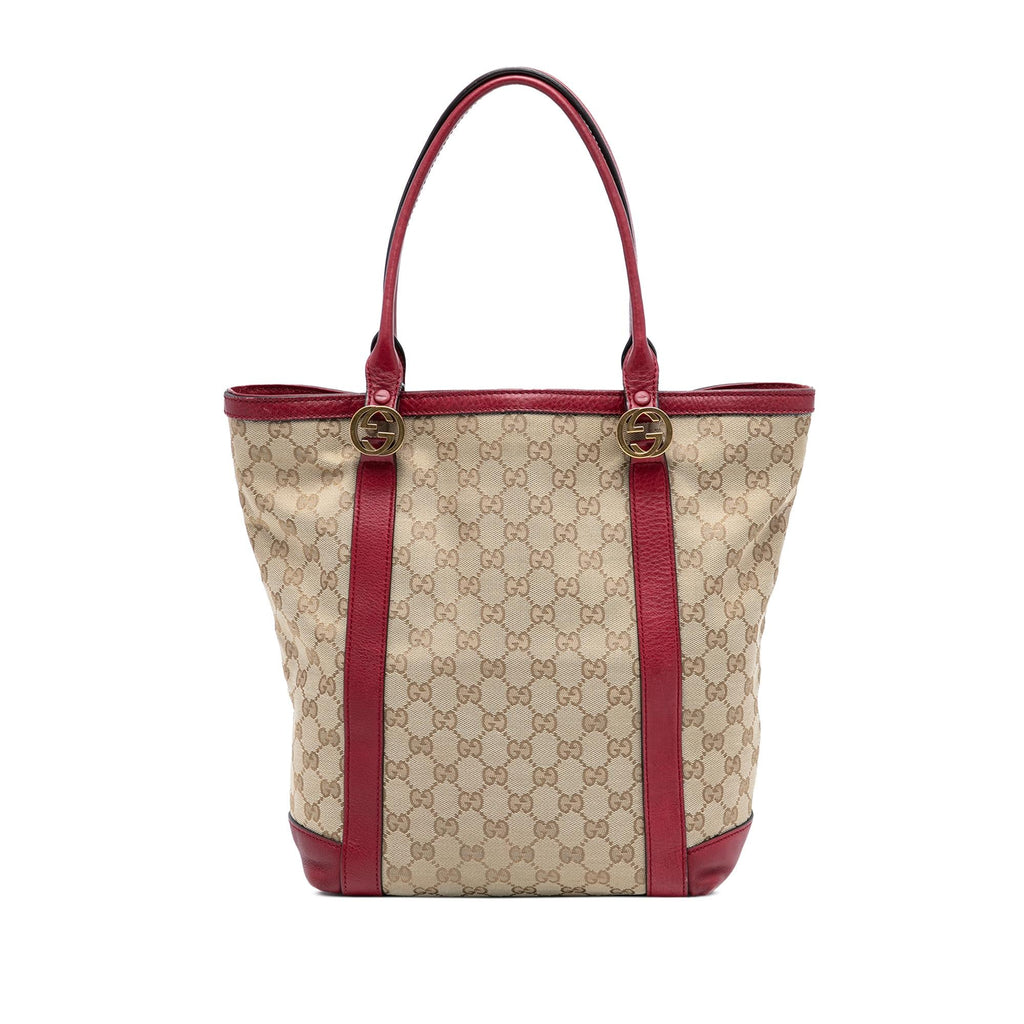 Gucci GG Canvas Twins Tote