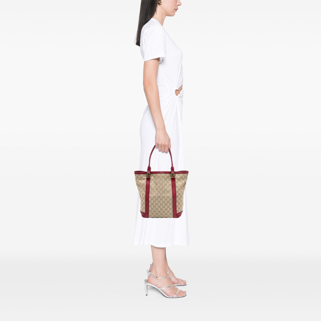 Gucci GG Canvas Twins Tote