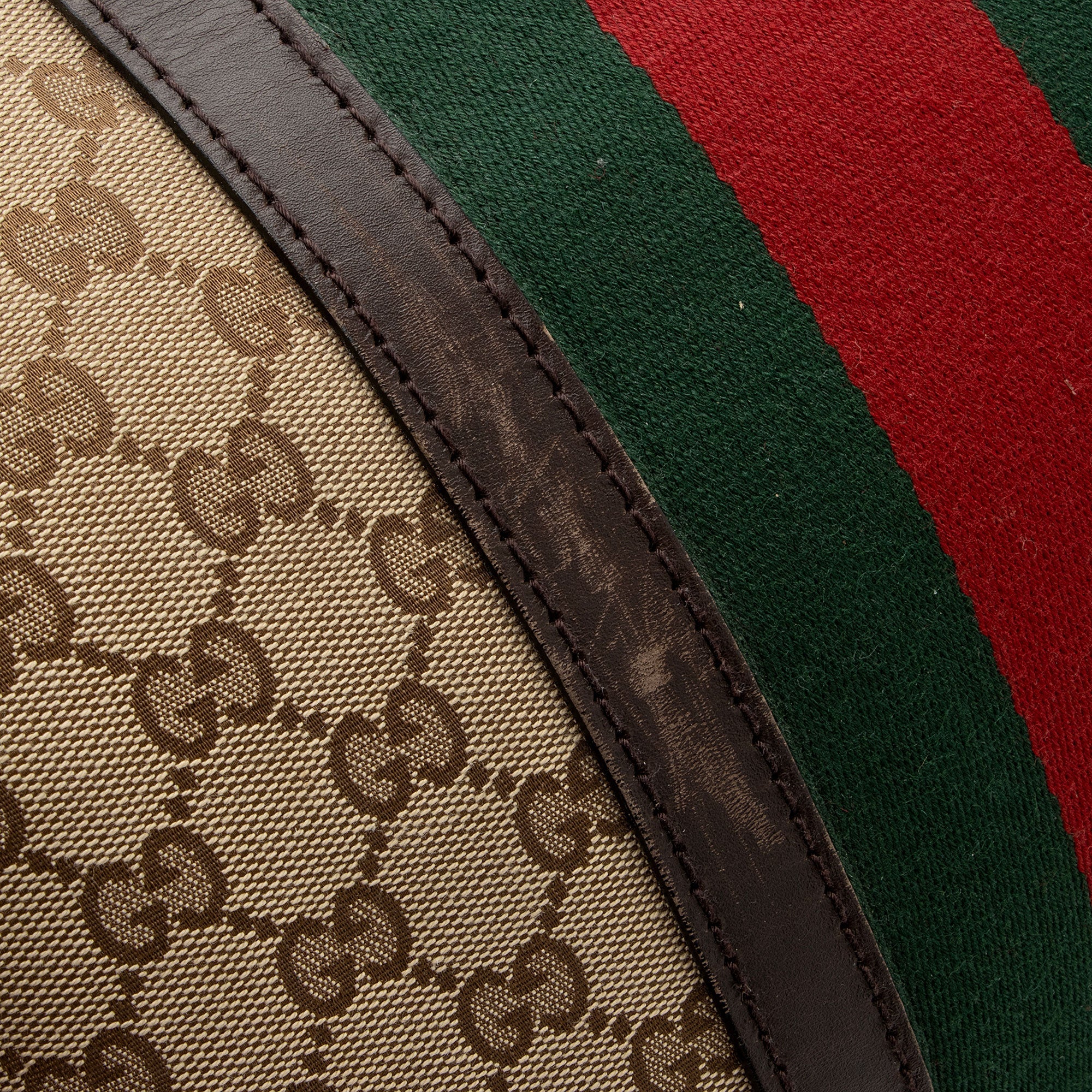 Gucci GG Canvas Vintage Web Joy Medium Boston Bag (SHF-vJvGW4)