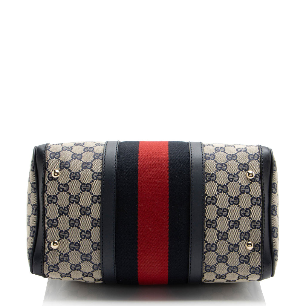 Gucci GG Canvas Vintage Web Joy Medium Boston Bag (SHF-SRU2JR)