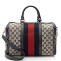 Gucci GG Canvas Vintage Web Joy Medium Boston Bag