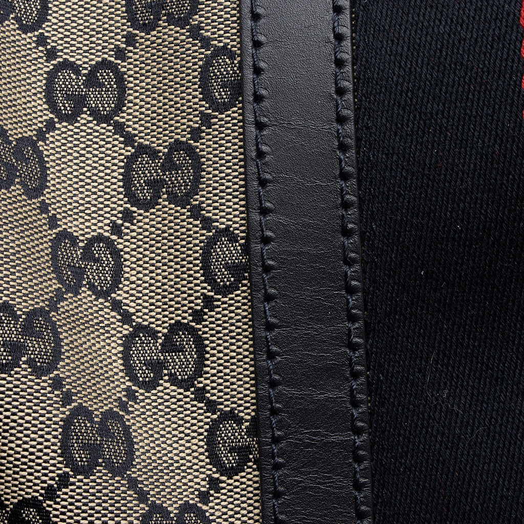 Gucci GG Canvas Vintage Web Joy Medium Boston Bag