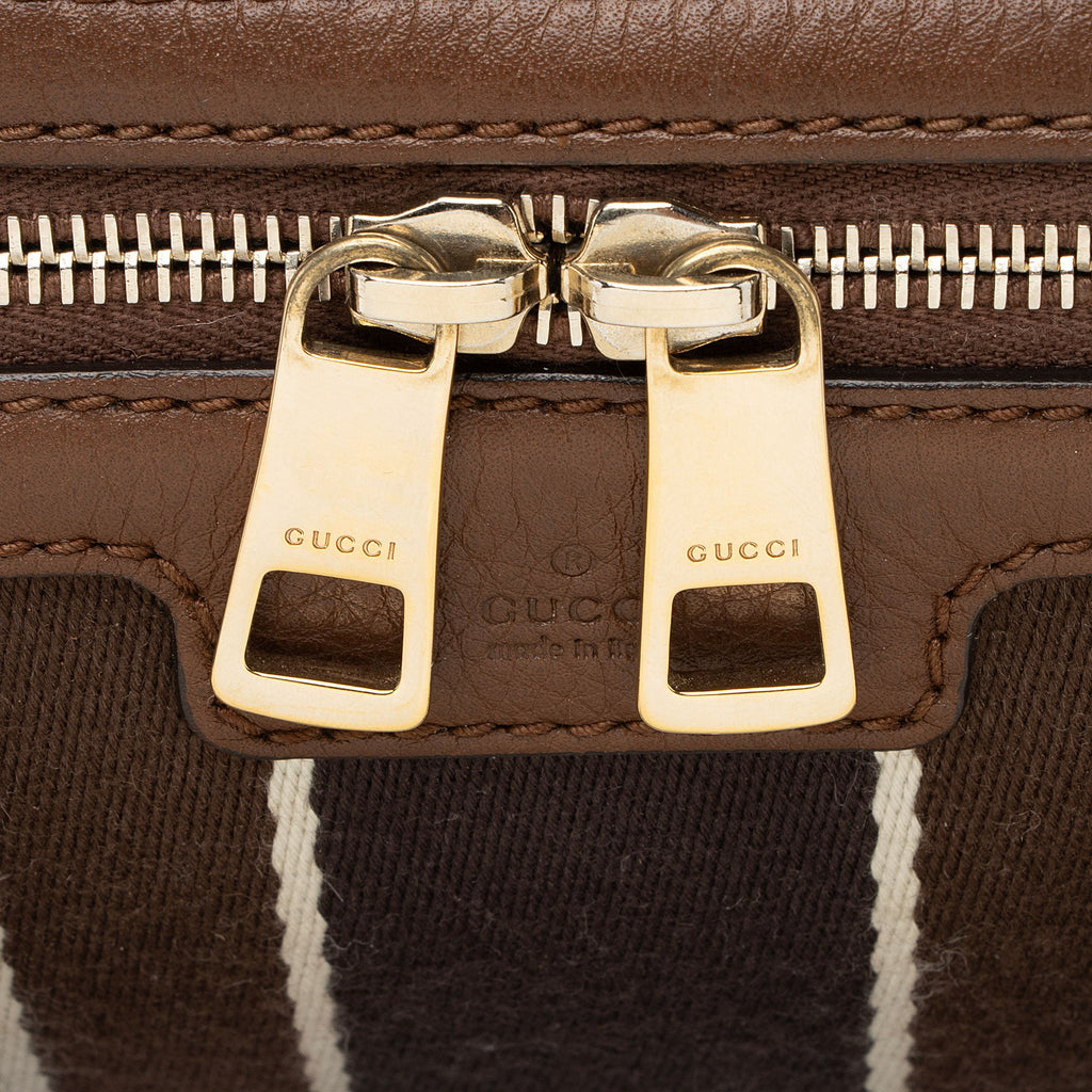 Gucci GG Canvas Vintage Web Joy Small Boston Bag