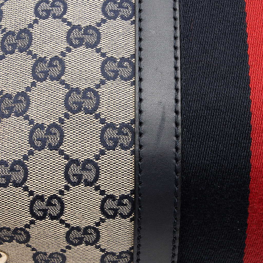Gucci GG Canvas Vintage Web Joy Medium Boston Bag (SHF-GSTKeh)