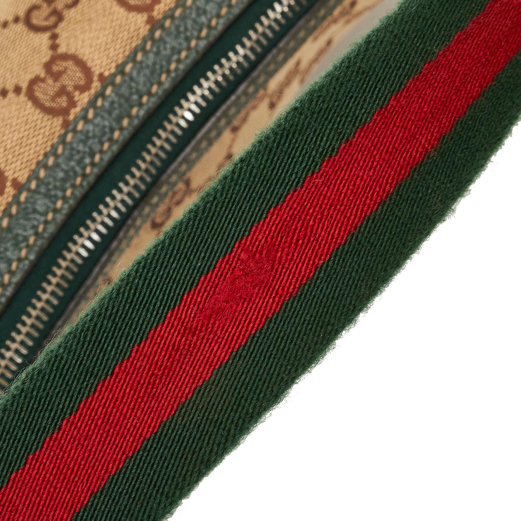 Gucci GG Canvas Web Baguette (SHG-zCaOiu)