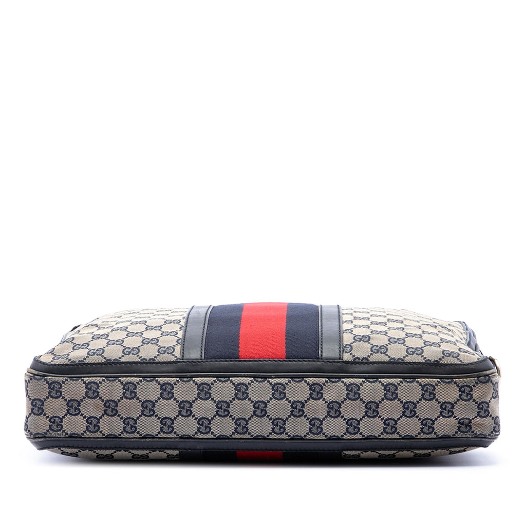 Gucci GG Canvas Web Briefcase