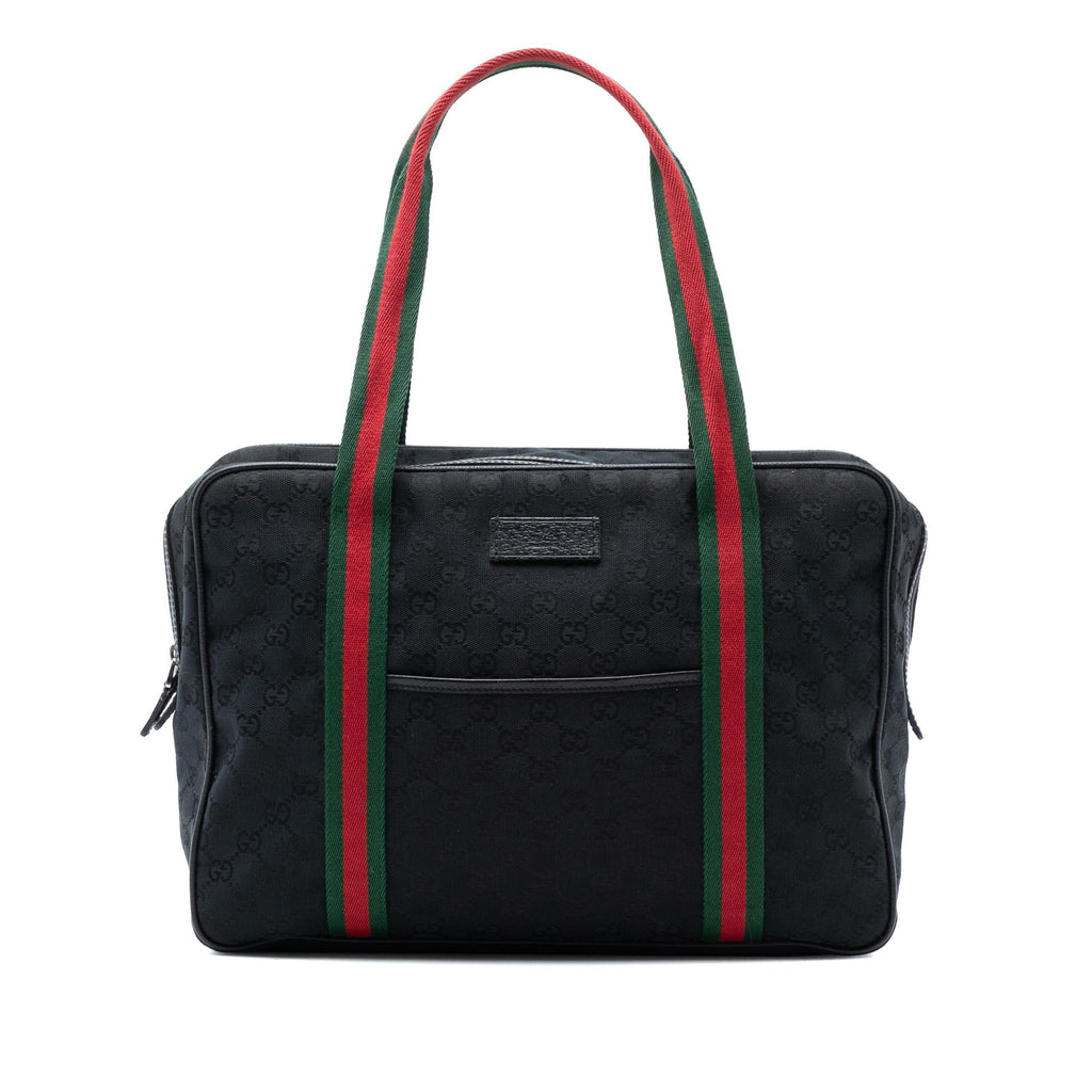 Gucci GG Canvas Web Business Bag