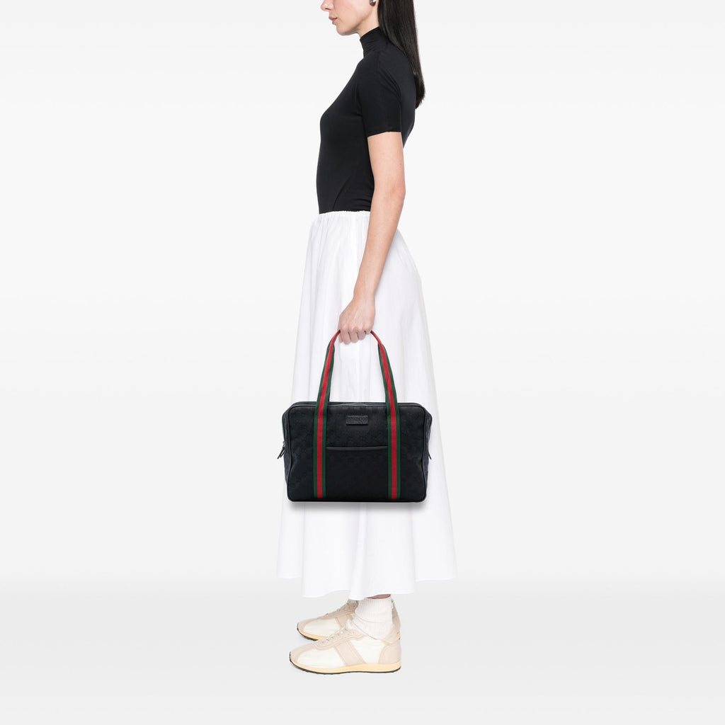 Gucci GG Canvas Web Business Bag