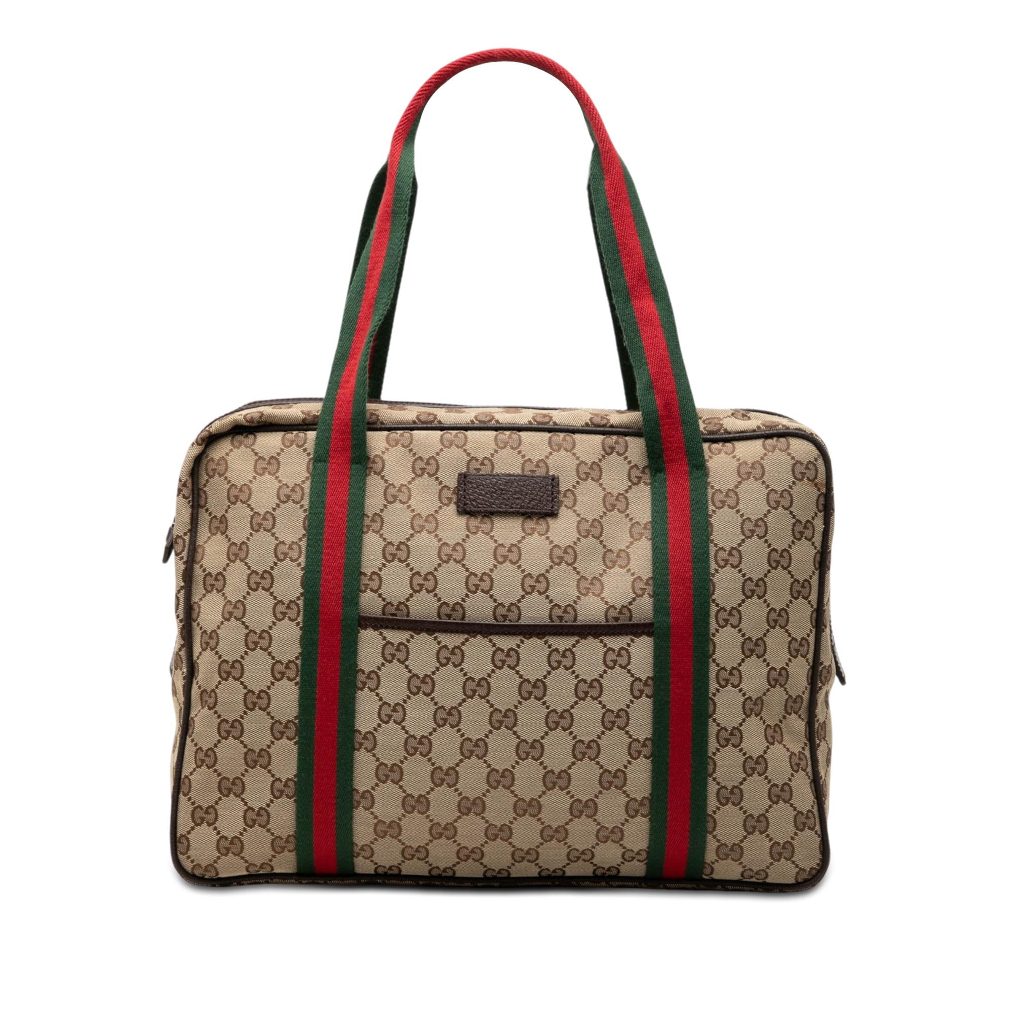 Gucci GG Canvas Web Business Bag