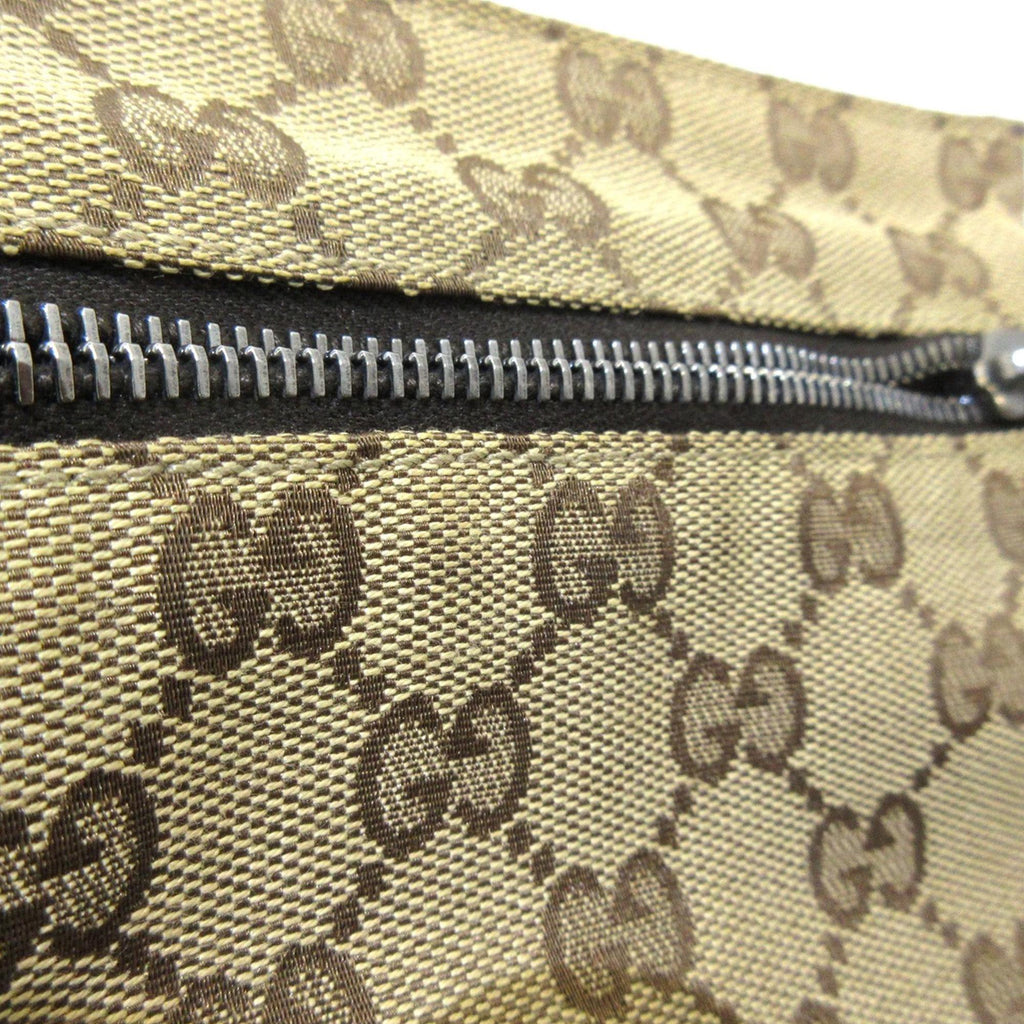 Gucci GG Canvas Web Double Pocket Belt Bag (SHG-8sdlRV)