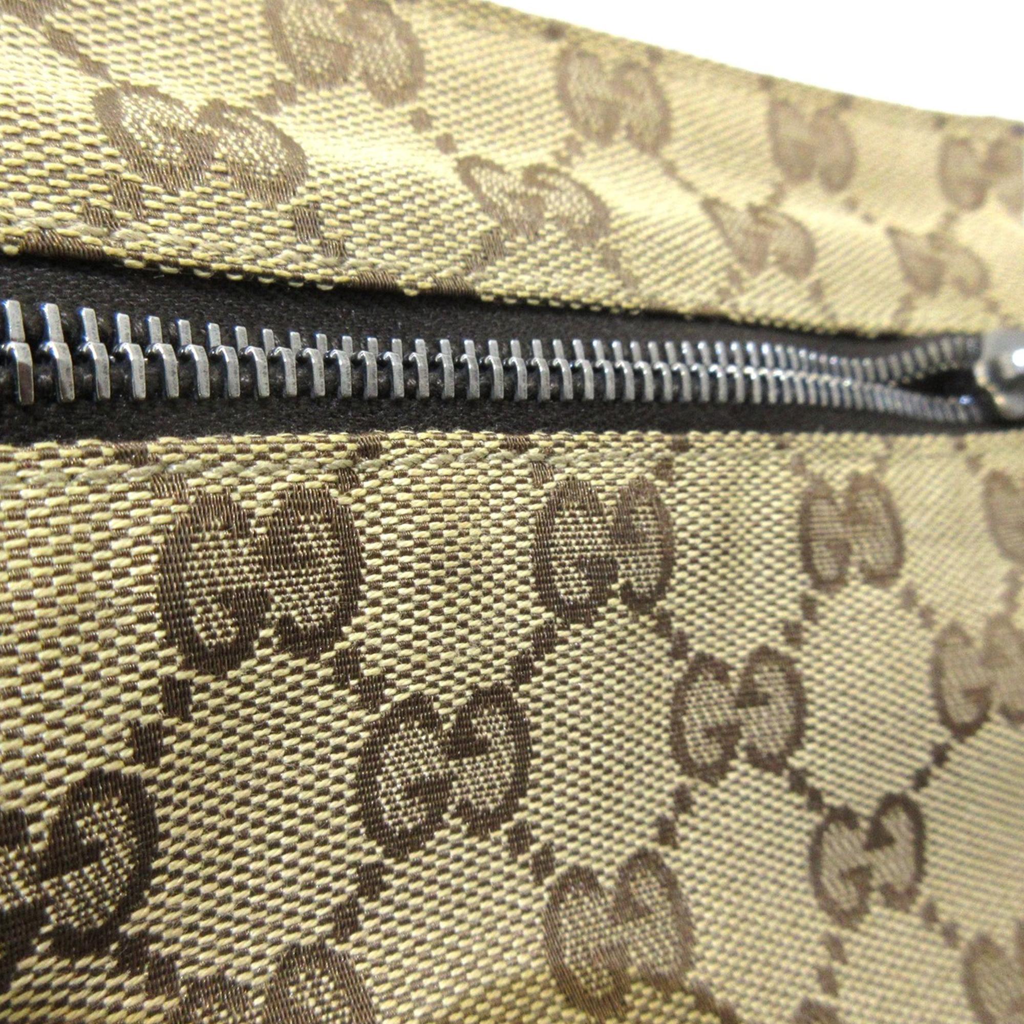Gucci GG Canvas Web Double Pocket Belt Bag (SHG-8sdlRV)