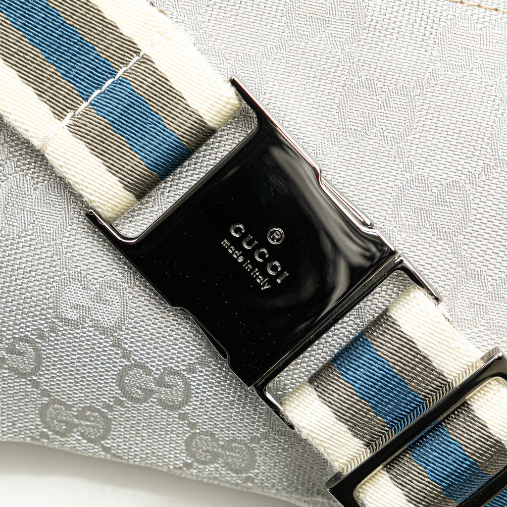 Gucci GG Canvas Web Double Pocket Belt Bag