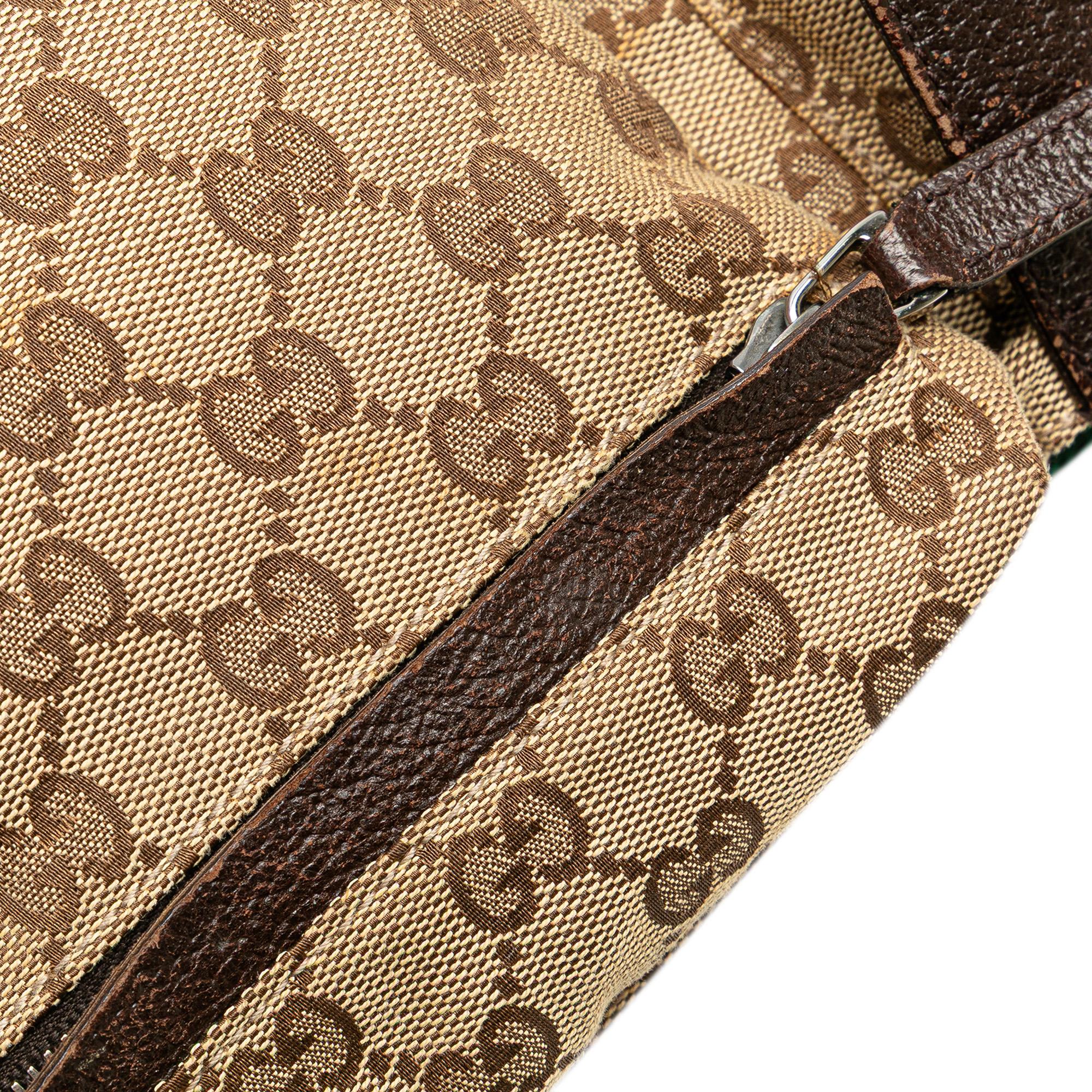 Gucci GG Canvas Web Double Pocket Belt Bag