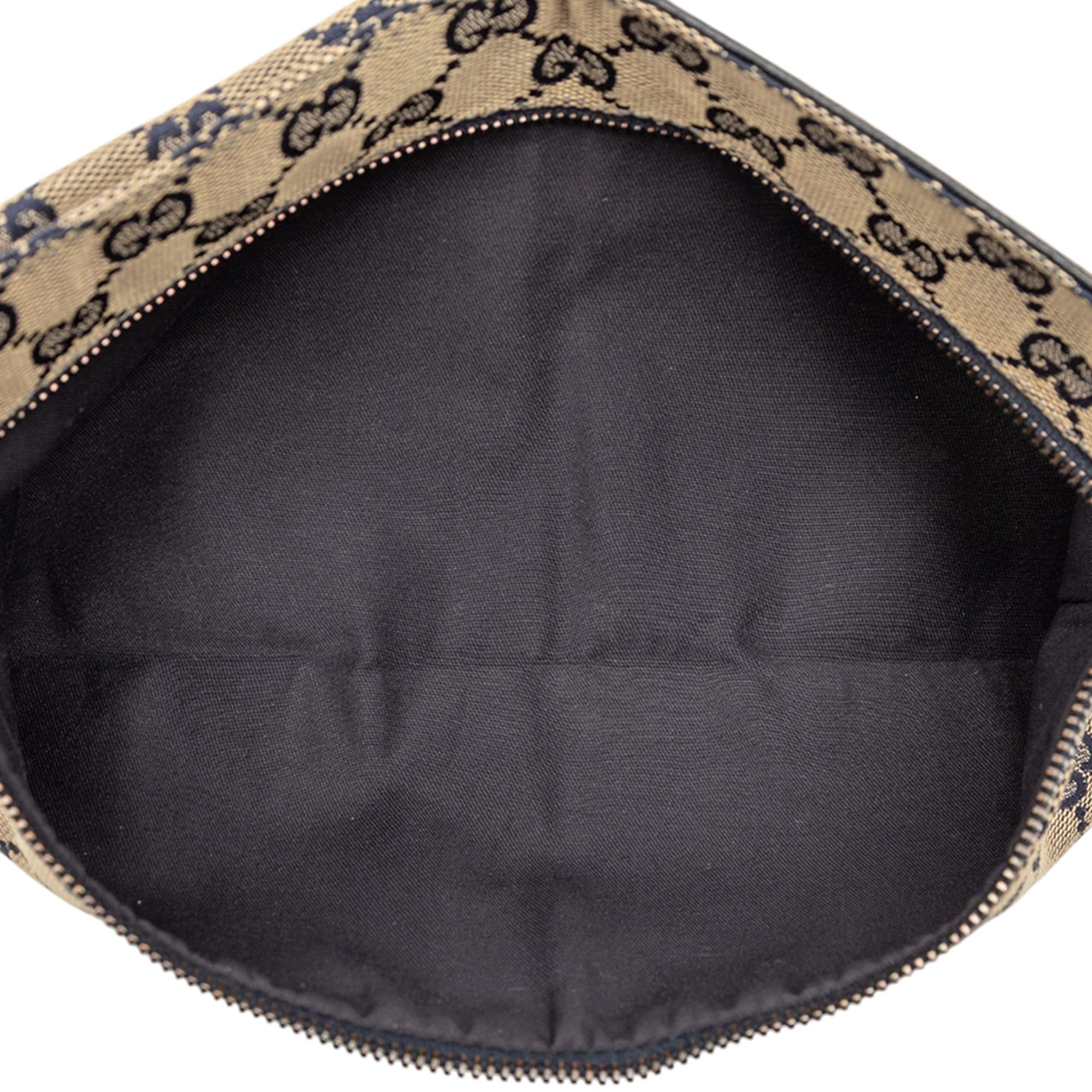 Gucci GG Canvas Web Double Pocket Belt Bag