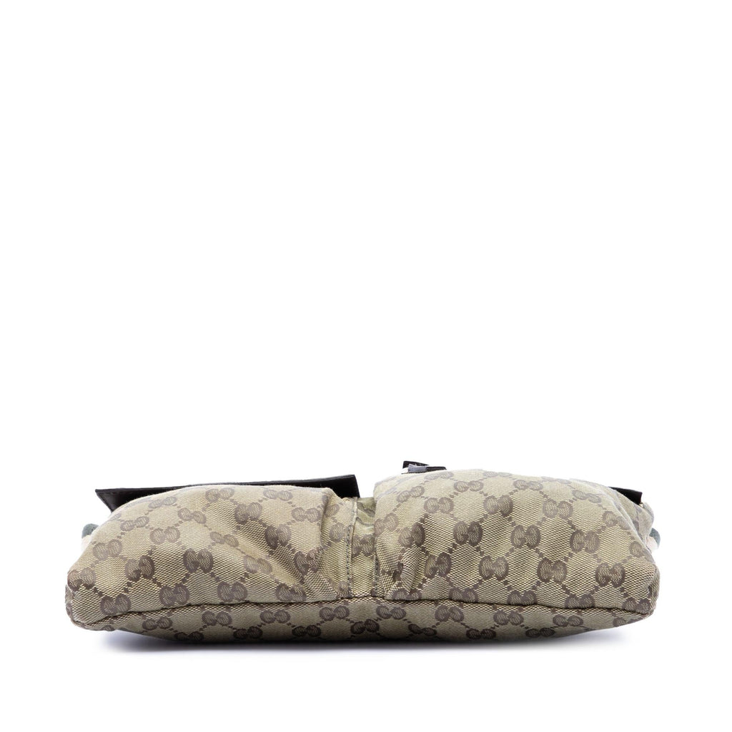 Gucci GG Canvas Web Double Pocket Belt Bag