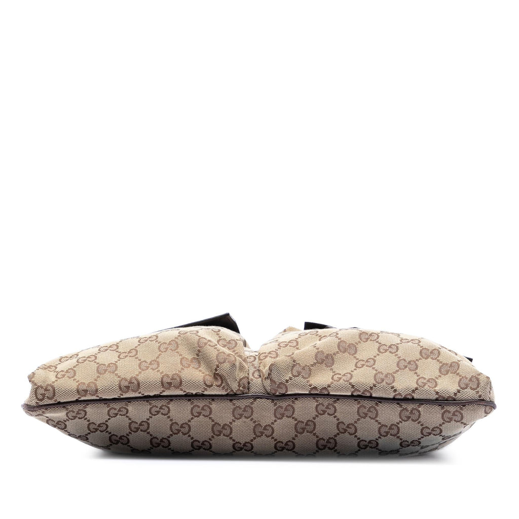 Gucci GG Canvas Web Double Pocket Crossbody