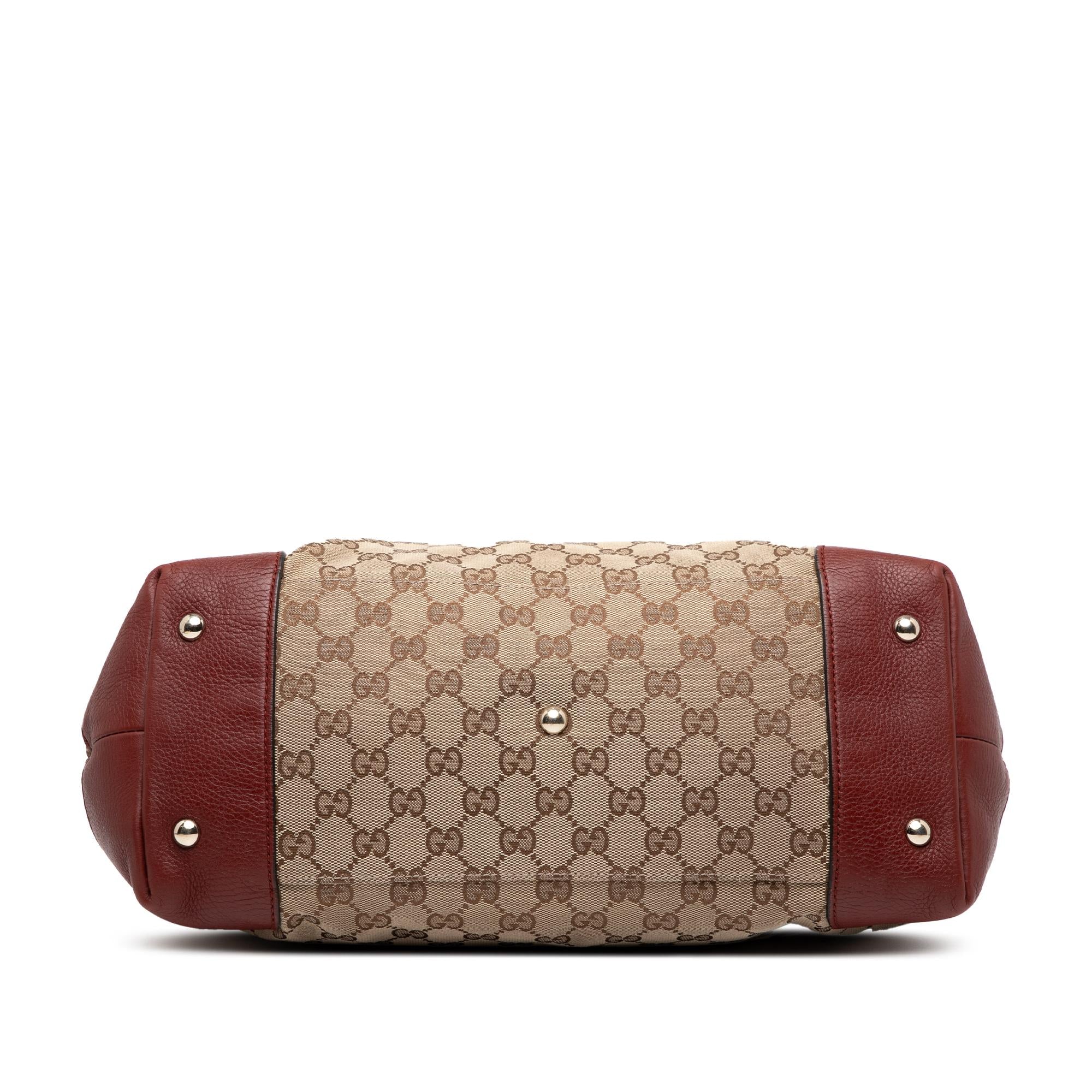 Gucci GG Canvas Web Dressage Tote