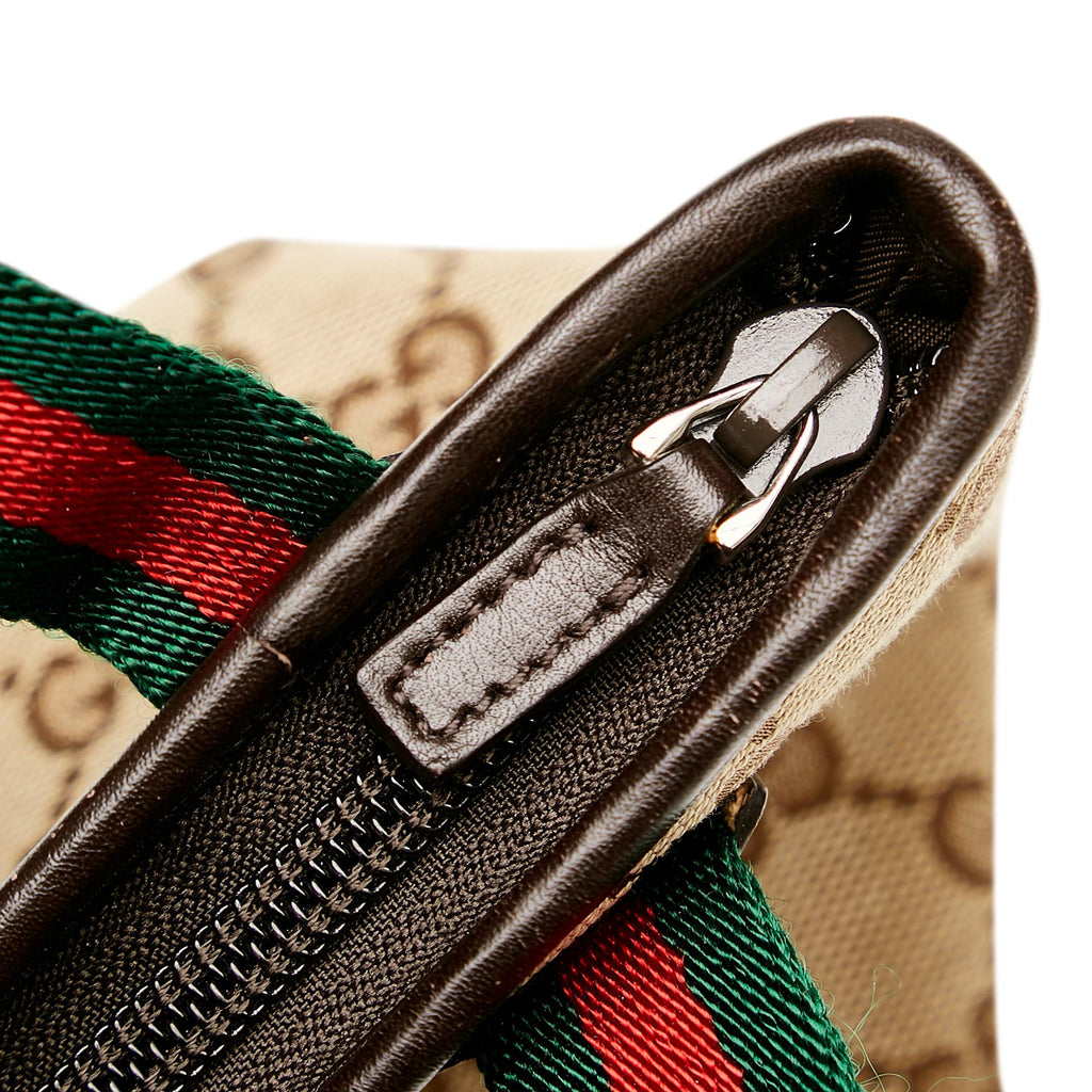 Gucci GG Canvas Web Handbag (SHG-32691)