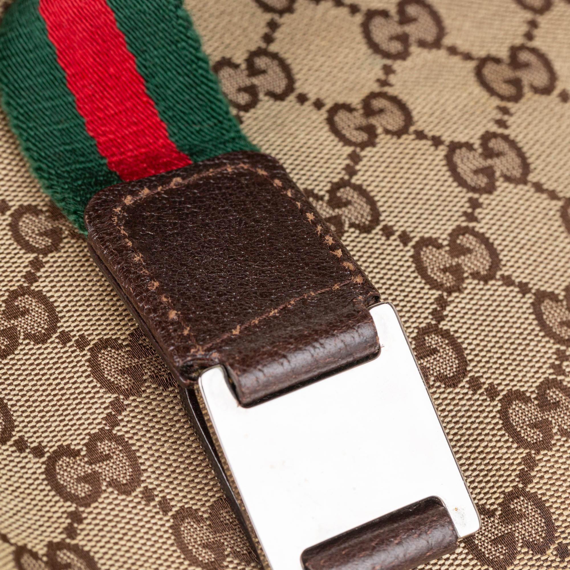 Gucci GG Canvas Web Handbag (SHG-34424)