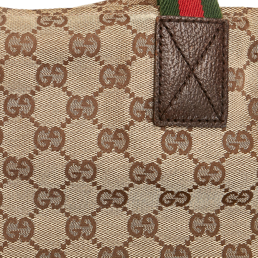 Gucci GG Canvas Web Handbag (SHG-35590)
