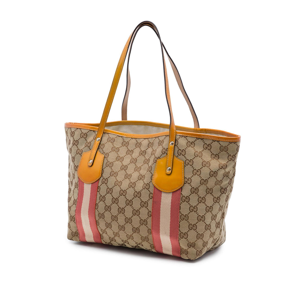 Gucci GG Canvas Web Jolie Tote