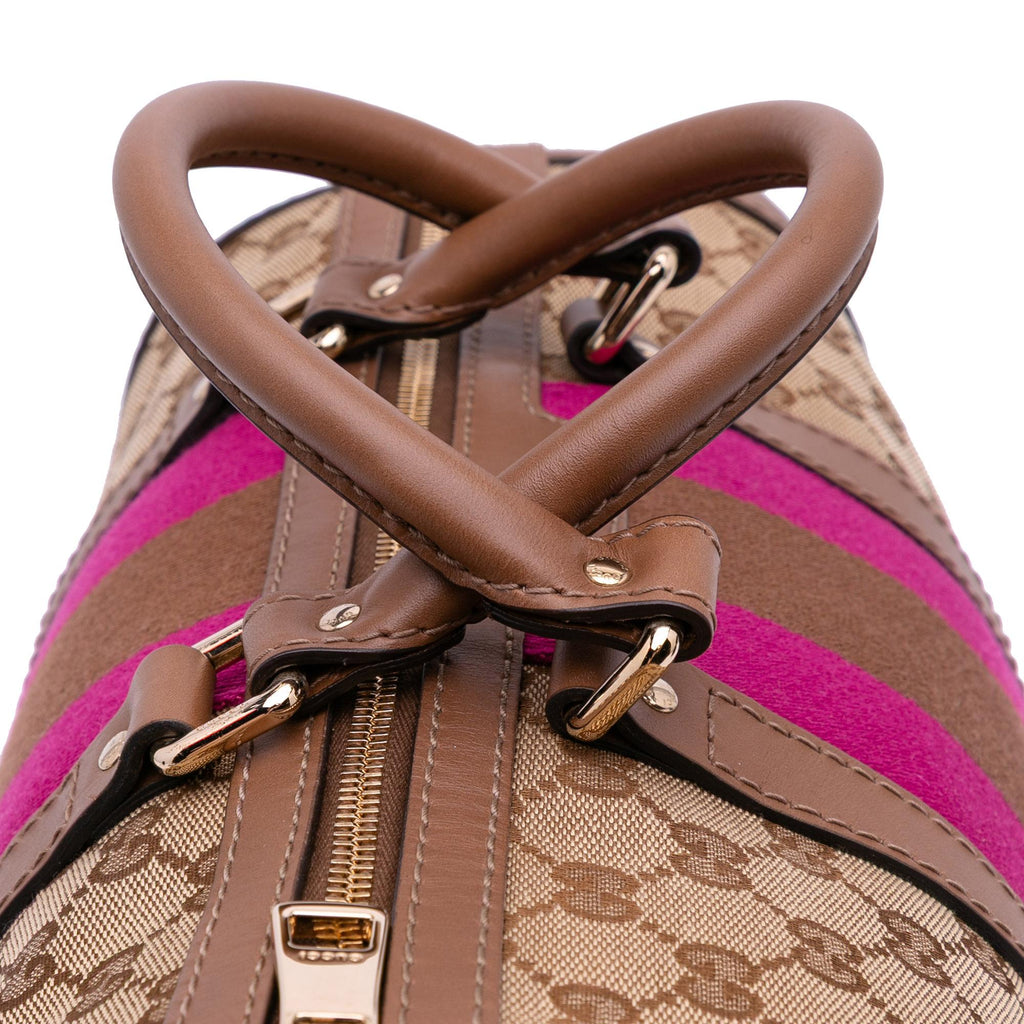 Gucci GG Canvas Web Joy Boston Bag