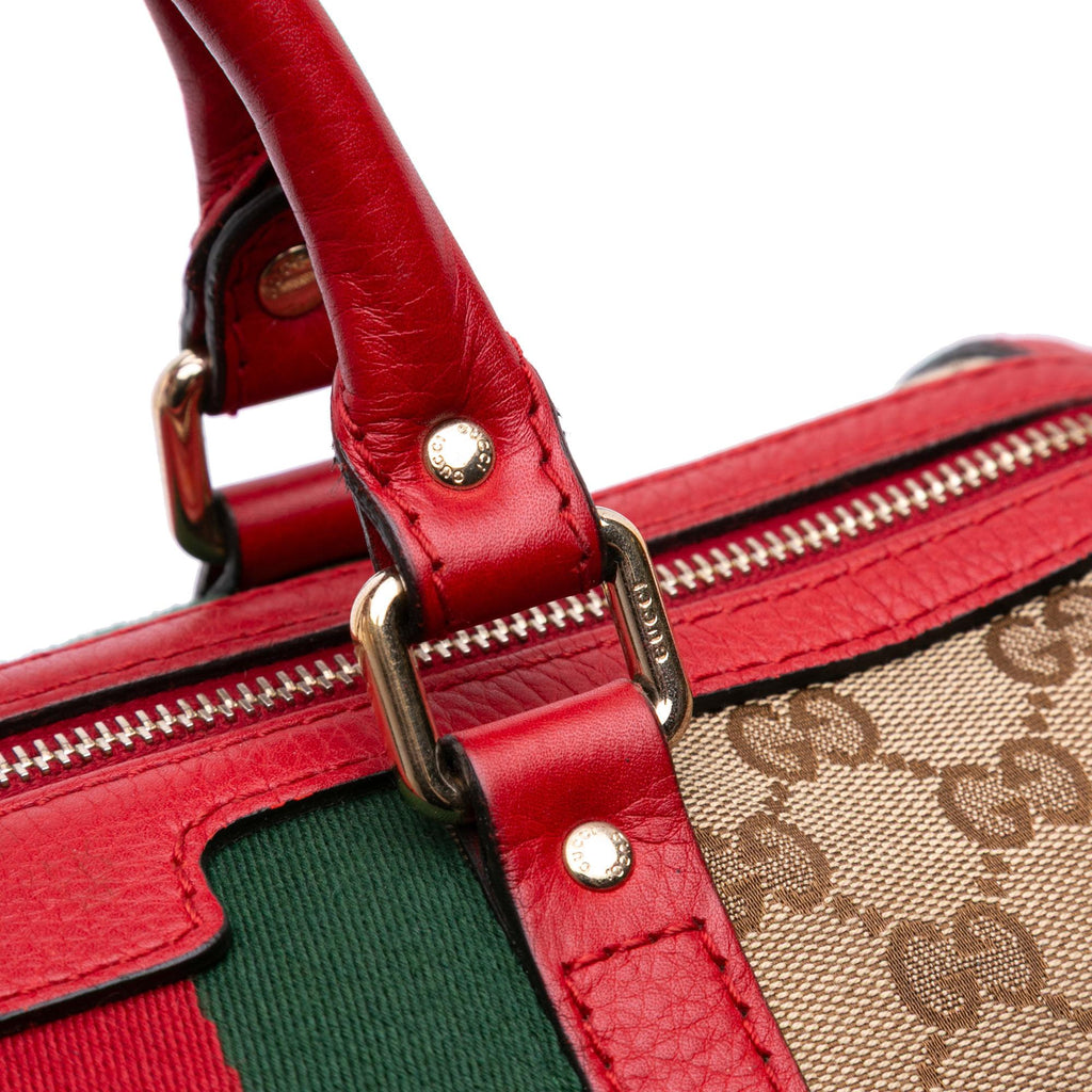 Gucci GG Canvas Web Joy Boston Bag