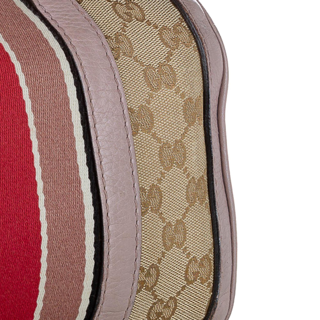 Gucci GG Canvas Web Joy Satchel (SHG-23395)