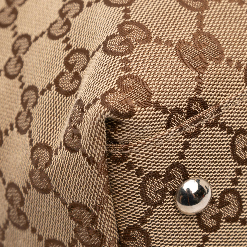 Gucci GG Canvas Web Match Ball Boston Bag
