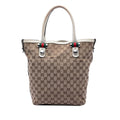 Gucci GG Canvas Web Match Ball Tote