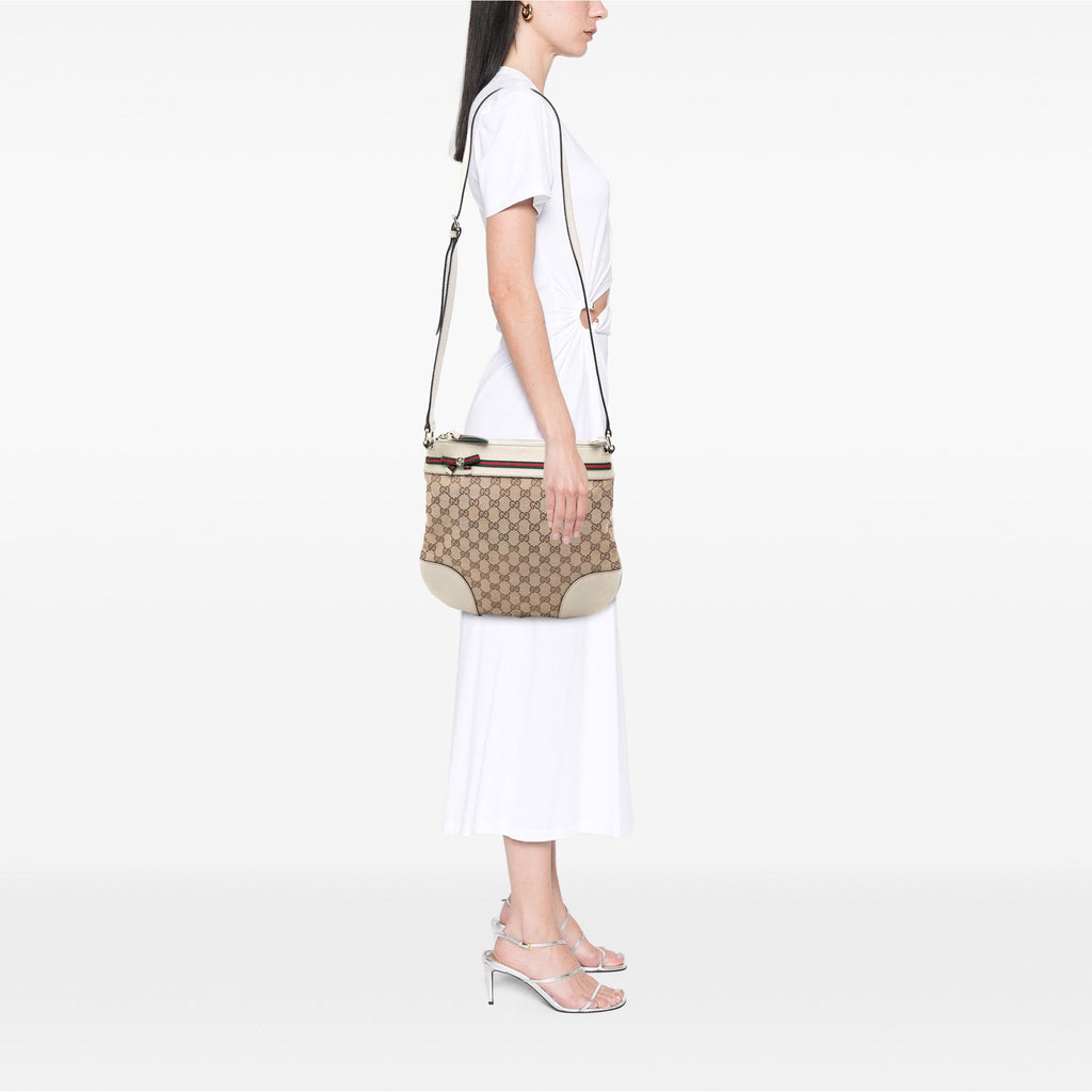 Gucci GG Canvas Web Mayfair Crossbody