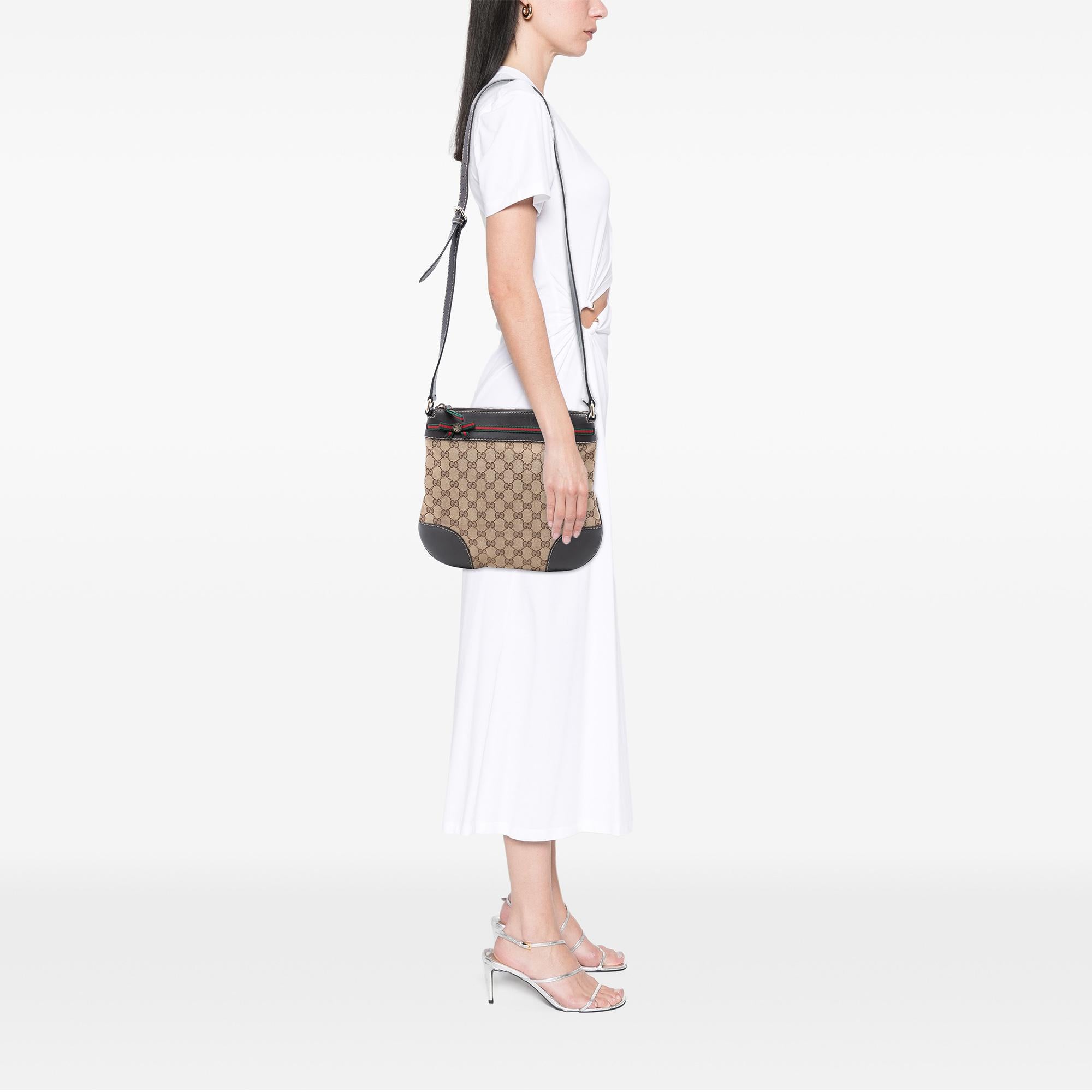 Gucci GG Canvas Web Mayfair Crossbody