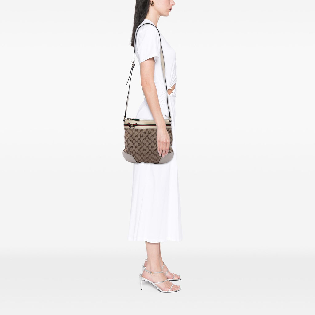 Gucci GG Canvas Web Mayfair Crossbody