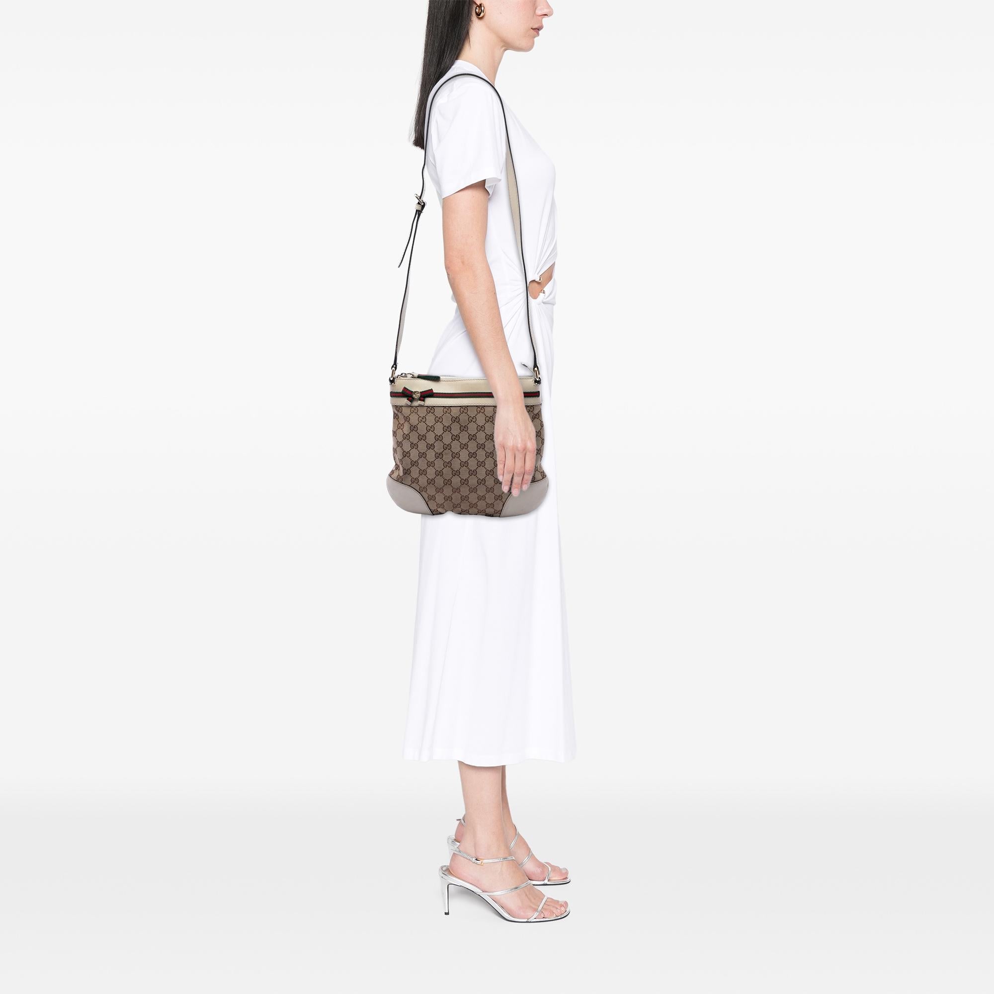 Gucci GG Canvas Web Mayfair Crossbody