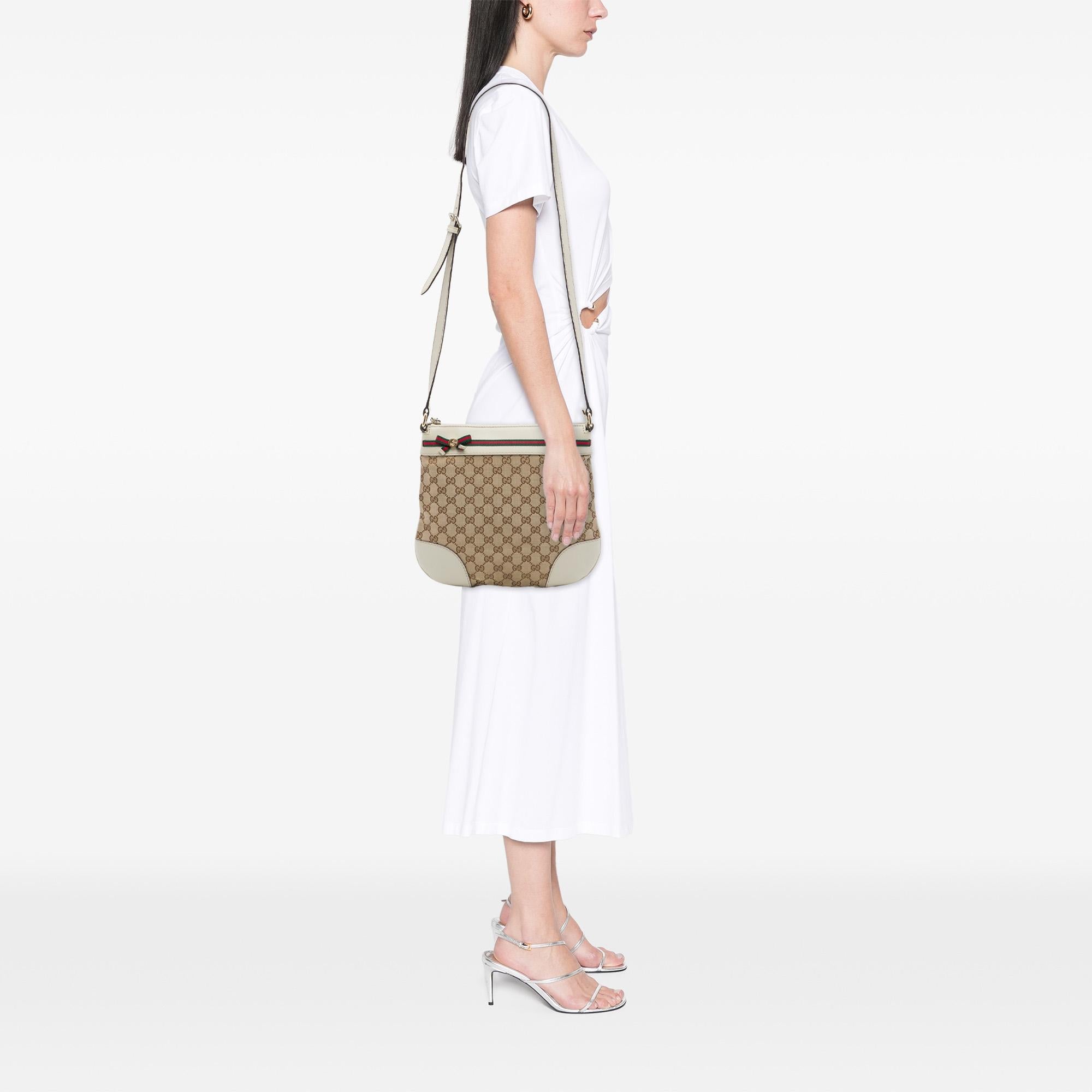 Gucci GG Canvas Web Mayfair Crossbody