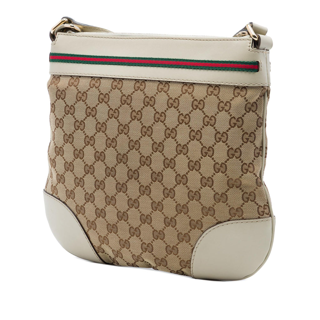 Gucci GG Canvas Web Mayfair Crossbody