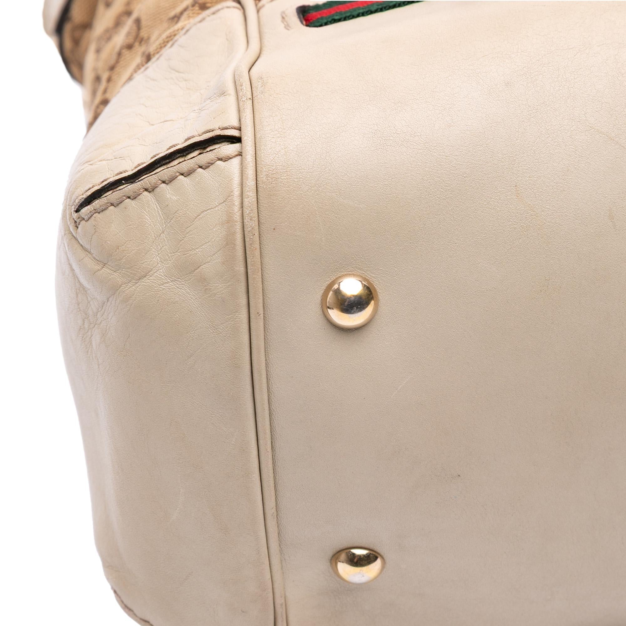 Gucci GG Canvas Web Mayfair Satchel