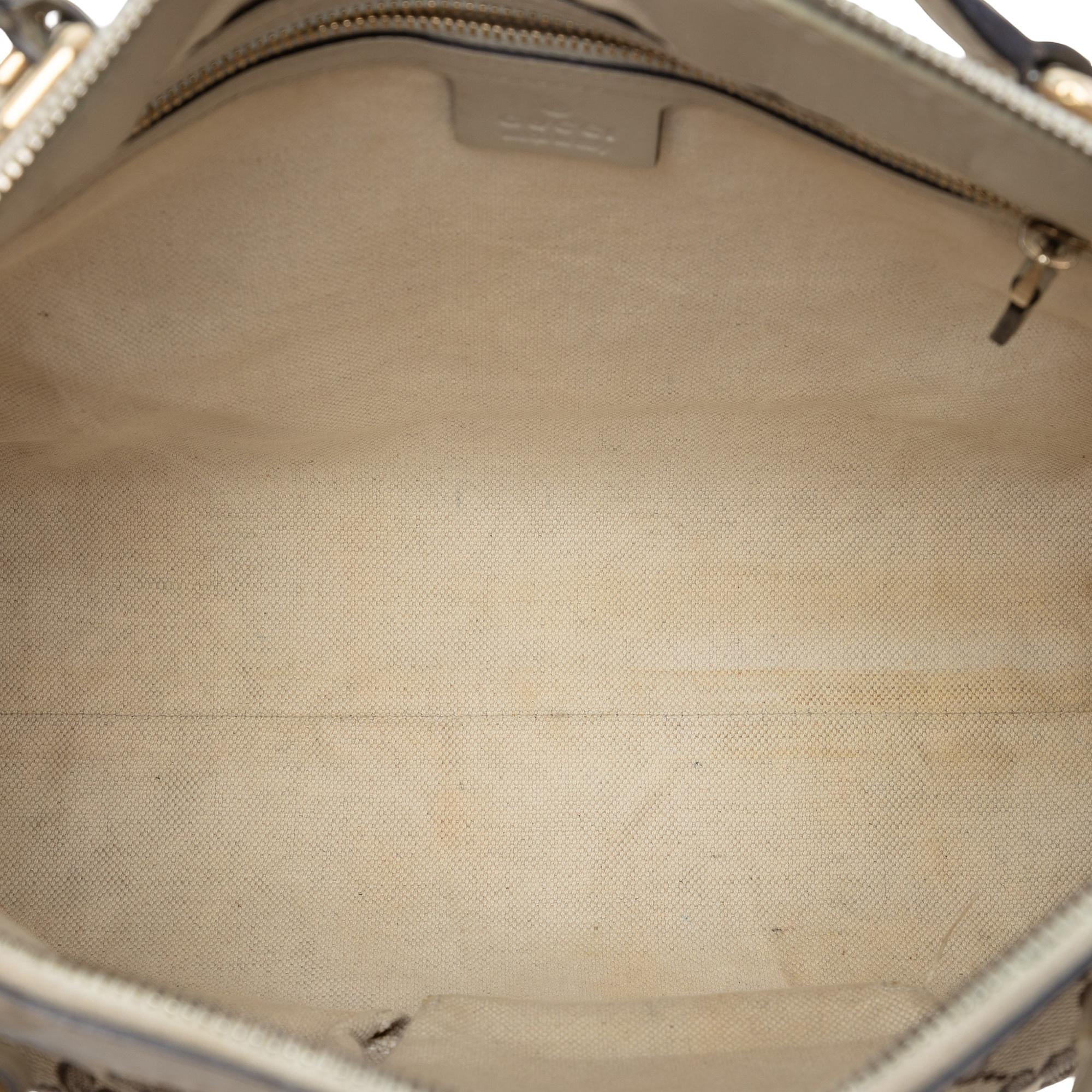 Gucci GG Canvas Web Mayfair Satchel