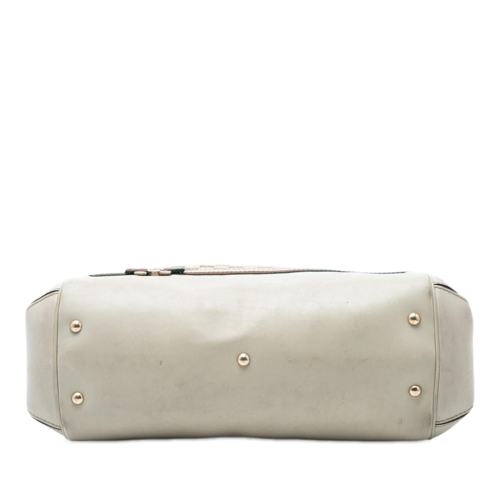 Gucci GG Canvas Web Mayfair Satchel