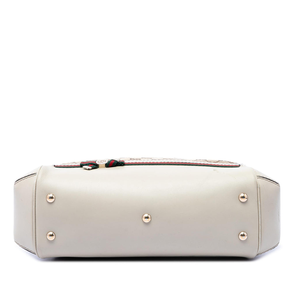 Gucci GG Canvas Web Mayfair Satchel