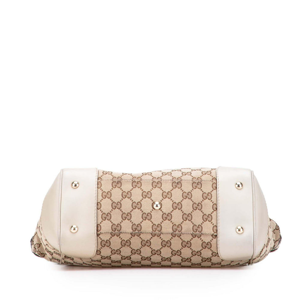 Gucci GG Canvas Web Mayfair Tote