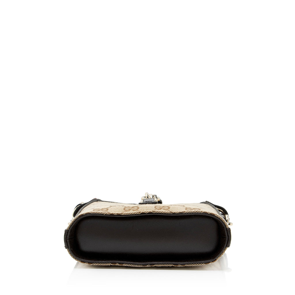 Gucci GG Canvas Web Mini Bucket Bag