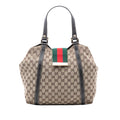 Gucci GG Canvas Web New Ladies Tote