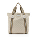 Gucci GG Canvas Web Original Tote (SHF-BIJnRj)