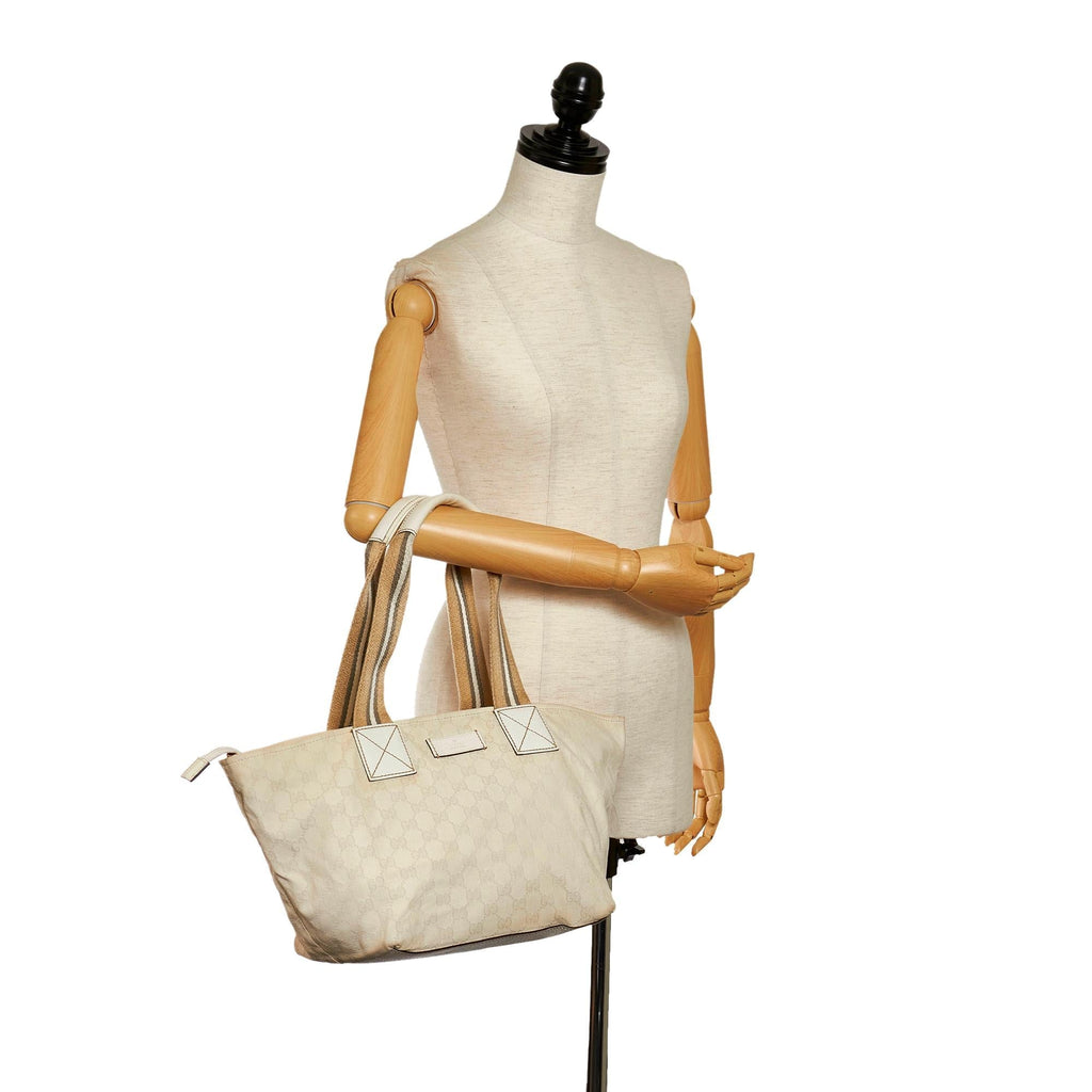Gucci GG Canvas Web Shoulder Bag (SHG-32669)