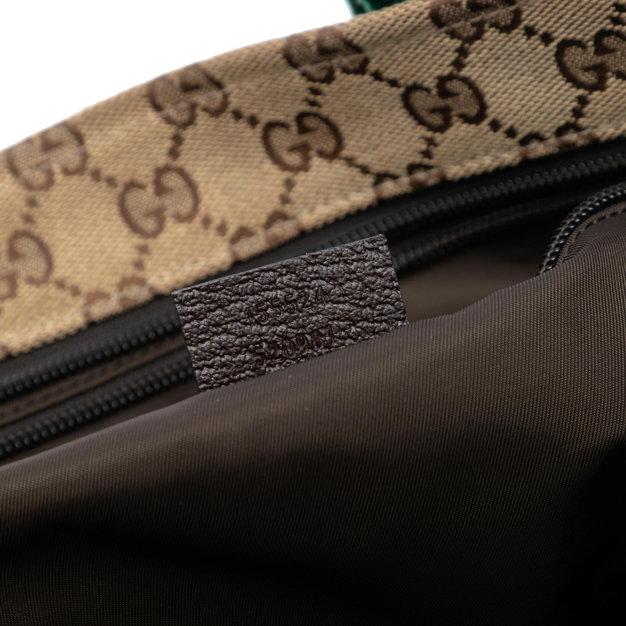 Gucci GG Canvas Web Tote